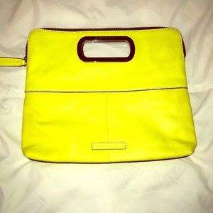 BCBG Cut-Out Clutch Bag
